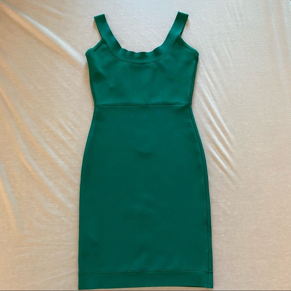 BCBGMaxAzria | Caspar Bodycon Dress - Green | Size XXS - Picture 3 of 16